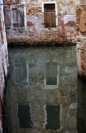 Venetian  Building Reflection 